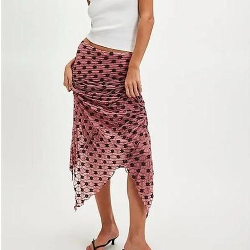 Free People Asymmetrical Convertible Lace Skirt